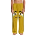 thumbnail image 3 of Boys Lounge Pants Yellow Sad Face Print Soft Comfy Sweatpants for Kids with Pockets Casual Joggers Sleepwear Cartoon Elastic Waist 4-14 Years,Size 8 T, 3 of 8