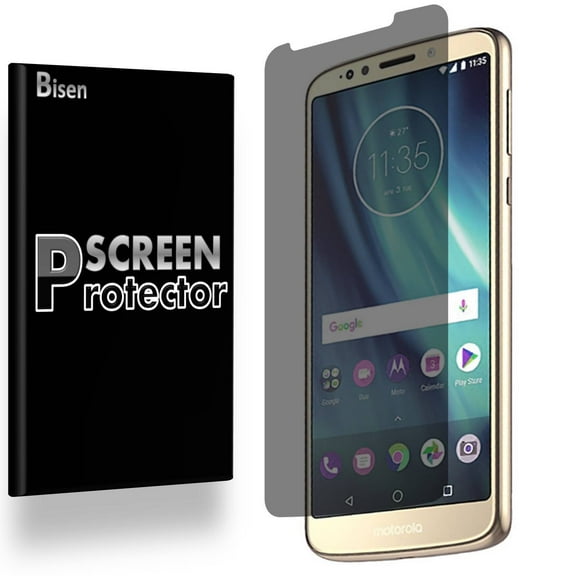 Motorola Moto G6 Forge [2-Pack BISEN] Privacy Anti-Spy Screen Protector, Privacy Film To Keep Your Screen Secret, Anti-Scratch, Anti-Fingerprint
