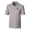 thumbnail image 2 of Men's Cutter & Buck  Gray South Bend Cubs Forge Pencil Stripe Stretch DryTec Polo, 2 of 3