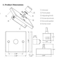 thumbnail image 4 of Kenally Interruptor de ajuste de resistencia constante negro - Ambiente con control de atenuación de precisión Interruptor dedicado de luz Accesorios para vehículos recreativos, 4 of 6