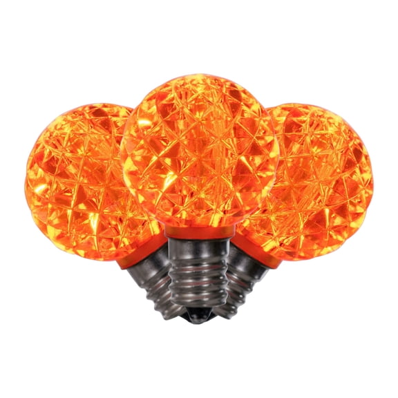 Vickerman G30 LED Orange Replacement Bulb, package of 25