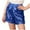Blue, variant on qolati Girls Sequin Shorts Christmas Glitter Bloomers Shorts High Waist Sparkly Rave Loose A Line Hot Pants Dance with Bow Shorts Elastic Waist Athletic Shorts