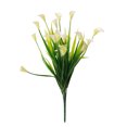 thumbnail image 1 of Worallymy 25 cabezas ramo de flores de tela de seda 5 ramas ramo de flores artificiales boda fiesta flor falsa blanco Worallymy JD735806546, 1 of 7