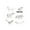 White, variant on Qiysamall All White Arctic Figurines Toys Bear Educational Preschool for Kids 6pcs