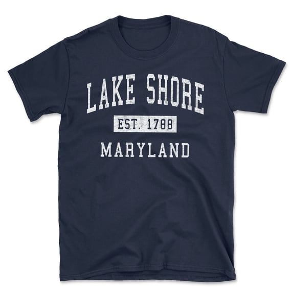 Lake Shore Maryland Classic Established Men's Cotton T-Shirt
