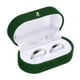 thumbnail image 1 of Caja de anillos de terciopelo Uxcell, pequeño estuche de joyería de viaje, mini soporte para anillos, organizador de almacenamiento para mujeres y niñas, propuesta de boda, compromiso, verde, 1 of 7