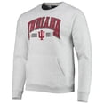 thumbnail image 2 of Men's League Collegiate Wear Heathered Gray Indiana Hoosiers Upperclassman Pocket Pullover Sweatshirt, 2 of 3