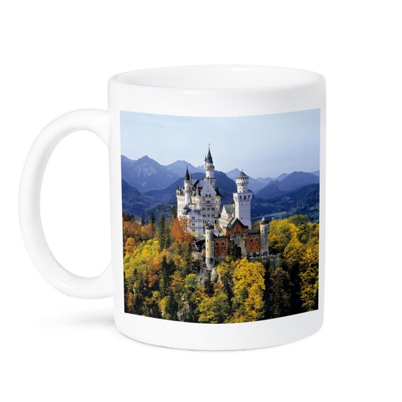 3dRose, Neuschwanstein castle, Bavaria, Germany - EU10 RER0071 - Ric Ergenbright, 15oz Mug