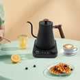 thumbnail image 6 of Electric Gooseneck Kettle Temperature Control Stainless Steel Water Kettle For Pour-Over Coffee & Tea Brewing, Quick Heating, Insulation Timer, 1200w 0.9l Black, 6 of 8