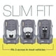 thumbnail image 3 of Silla de auto convertible 3 en 1 Baby Trend Trooper™, gris tablero, 3 of 5