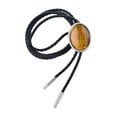 thumbnail image 2 of de Bolo de Vaquero Antiguo, Occidental, Corbatas de Cordón de Cuero PU, Colgantes, Accesorios de Ropa para Trajes de Vacaciones, Amarillo marron Sunnimix Corbata de vaquero, 2 of 8