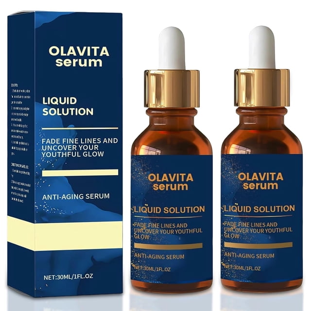 Sérum antienvejecimiento Olavita, solución líquida, vitamina C, retinol