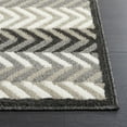 thumbnail image 4 of SAFAVIEH Pyramid Vaughn Striped Area Rug, Gray/Ivory Black, 5'3" x 7'8", 4 of 8