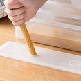thumbnail image 4 of Miangastore Noodles Box Storage Container Transparent 2Pcs 11.8x3.1x3in, 4 of 8