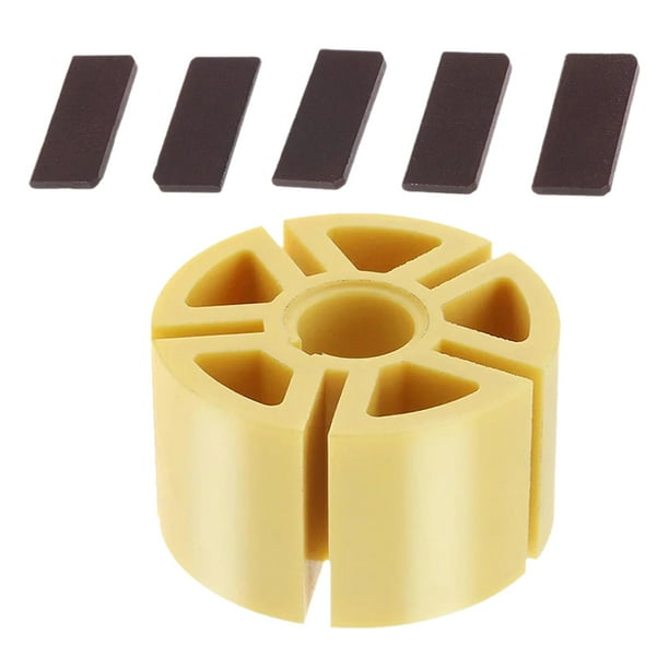 Cuchillas de repuesto para pulidora neumática de 5 pulgadas, rotor de paletas, piezas para pulidora neumática, kit de accesorios para lijadora