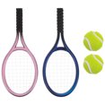 thumbnail image 1 of IFANLANDOR miniature stuff Miniature Tennis Racket and Ball Set Plastic Sports Accessories for Kids 1 Set, 1 of 8