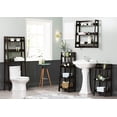 thumbnail image 3 of UTEX 4-Tier Ladder Shelf,Bathroom Open Wood Shelving Unit (Espresso), 3 of 6
