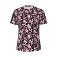 thumbnail image 5 of Wukai Daisies Flowers Print Men's Short-Sleeved Mesh T-Shirt,Quick-Dry Short Sleeve Workout T-Shirt-Medium, 5 of 8