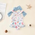 thumbnail image 5 of Gubotare Girls Swimsuit One Piece Cute Toddler Infant Baby Girls Boys Bikini Swimsuit Sleeveless Bathing Suit Beachwear Bikini Girls 2T 3T (Blue,2-3 Years), 5 of 7
