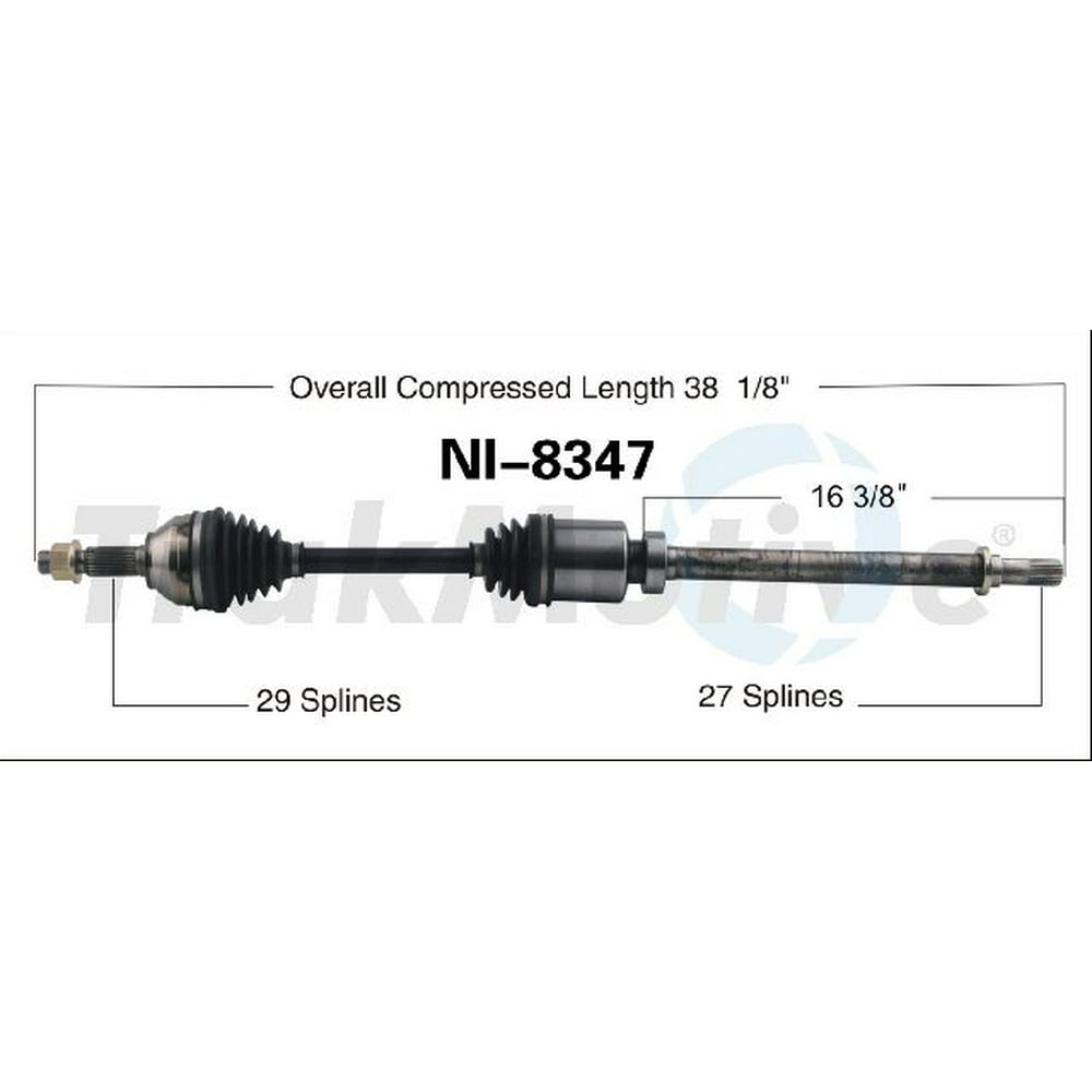 OE Replacement for 20082013 Nissan Rogue Front Right CV Axle Shaft