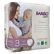 Bambo Nature Baby Diapers, Disposable, Size 3, 9-18 lbs, 29 Count, 1 Pack