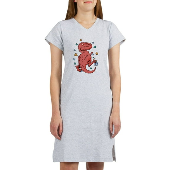 CafePress - Trex Indoor Rock Climbing T Shirt - Women's Nightshirt