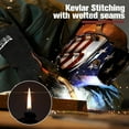 thumbnail image 4 of ARCCAPTAIN Welding Gloves 16inchs, Black Heat Fire Resistant Gloves for Oven Grill Fireplace BBQ, 4 of 7