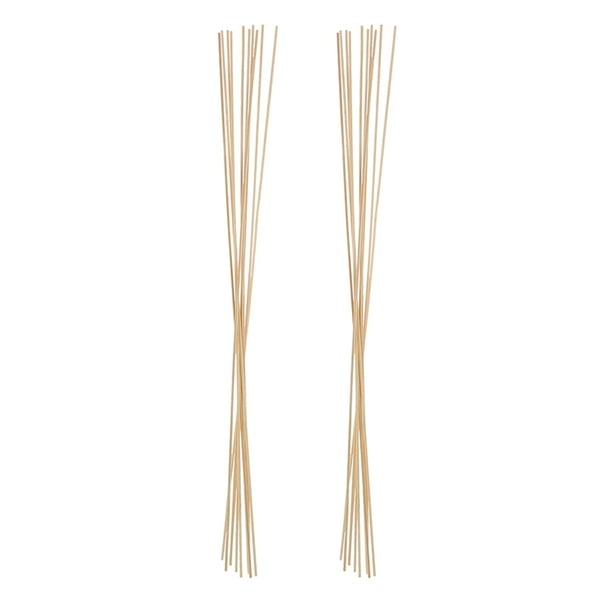 10 varillas de bambú para cometas: resistentes varillas de bambú para la fabricación de cometas (60,8 cm x 0,5 cm). Accesorios para fabricar o reparar cometas.
