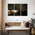 thumbnail image 3 of Elephant Stock Judge Mallet And Books Wall Art - Horizontal Multi Panel Canvas - Living Room Wall Decor - Profession Multi Panel - Black And Gray Decor - 45" x 28", 3 of 8