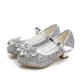 thumbnail image 3 of Zapatos de princesa para niñas, Nudo de mariposa, lentejuelas de tacón alto, antideslizantes, zapatos de fiesta de rendimiento, zapatos de cuero de cristal para niños, 3 of 3