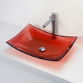 thumbnail image 4 of DecoLav Darya Incandescense Plastic Rectangular Vessel Bathroom Sink, 4 of 9