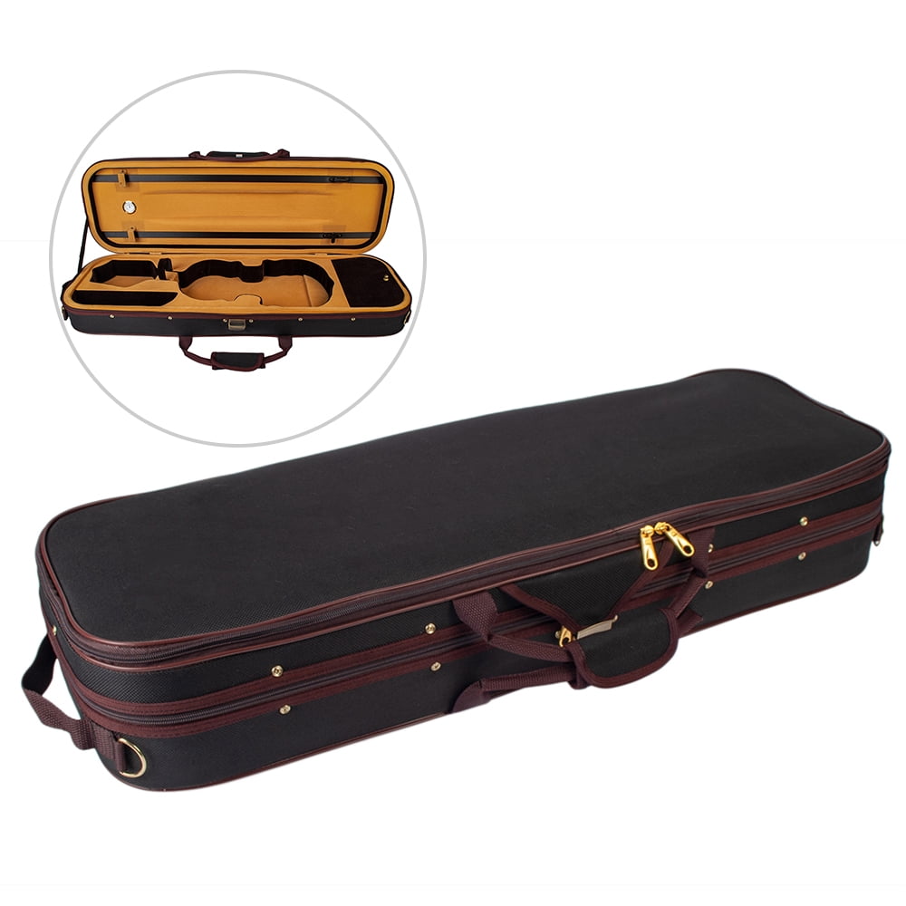 Professional 1/8 Full Size Violin Case Carrying Bag Oblong Shape Hard