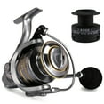 thumbnail image 2 of Spinning Fishing Reel, Spinning Reel - 1000-7000 14+1BB Saltwater Freshwater Spinning Fishing Reel Fish Accessories - Lightweight Reel, 2 of 8