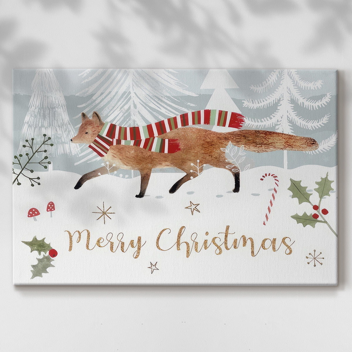 Woodland Christmas Collection A- Gallery Wrapped Canvas
