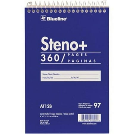 UPC: 0069775440053 | Dominion Blueline REDAT12B Jumbo Steno Pad – 360 Sheets