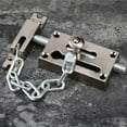 thumbnail image 2 of deevoka 4X Vintage Anti- Door Window Lock Chain Door Bolt Plug Grey, 2 of 8