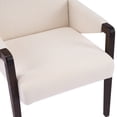 thumbnail image 5 of Christopher Knight Home 7-Piece Modern Espresso Oval Dining Table and Linen Upholstered Chairs, 5 of 16