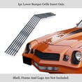 thumbnail image 2 of APS Compatible with Chevy Camaro 1978-1981 Lower Bumper Horizontal Billet Front Grill Grille Insert C86844A, 2 of 7