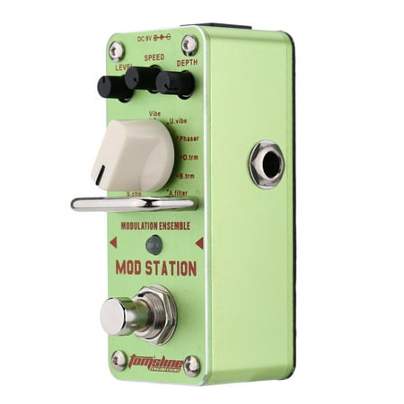 AROMA AMS-3 Mod Station Modulation Ensemble Electric Guitar Effect Pedal Mini Single Effect with True