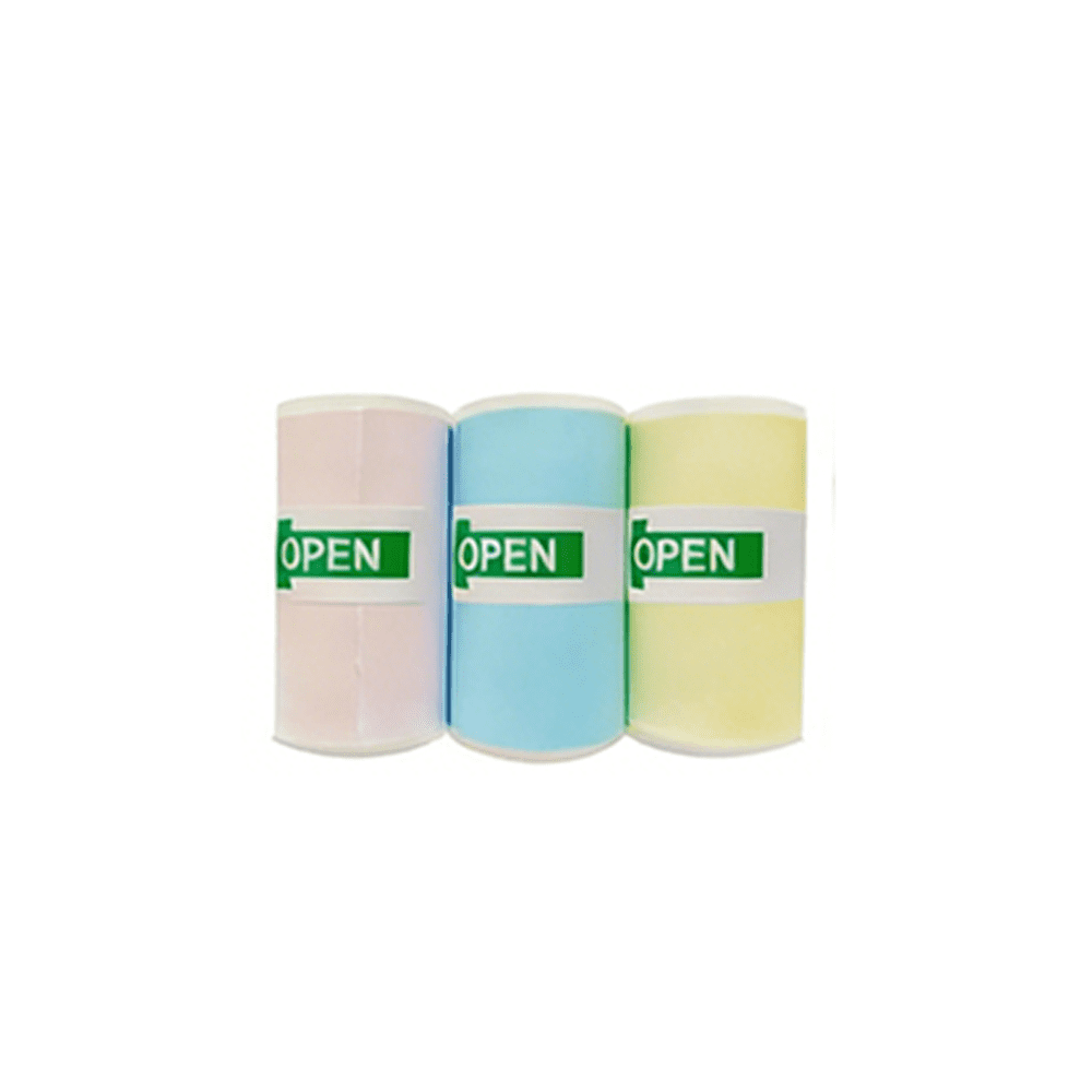 Portable Printer-Consumables-6 Rolls of Thermal Paper, 3 Rolls of Color Adhesive Thermal Paper,5 Rolls of Adhesive Thermal Paper