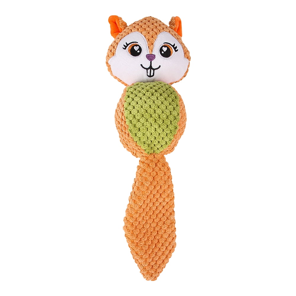Kepooman Dog Stuffed Squeaky Toys for Puppy, Squirrel Kepooman Dog Stuffed Squeaky Toys for Puppy, Squirrel