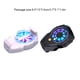 thumbnail image 3 of Matsuzay Radiador para teléfono móvil, iluminación RGB, 3 velocidades de engranaje, almohadilla de silicona con ajustable, accesorios para Teléfono y Comunicación Blanco, 3 of 6