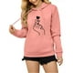 thumbnail image 1 of Sudadera Hoodie Deportiva Con Capuchaletra De Mujer Impresa, 1 of 7