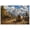 Unframe-style, variant on Western Cowboy Town Canvas Wall Art, Rustic Mountain Landscape Horse Wagon Pictures, Vintage Wild West Decor for Living Room Bedroom Home