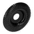 thumbnail image 1 of Wood Grinding Disc, Non Deform Durable Wood Carving Disc Effort Saving Quick Material Removal  For Bending Work Black, 1 of 8