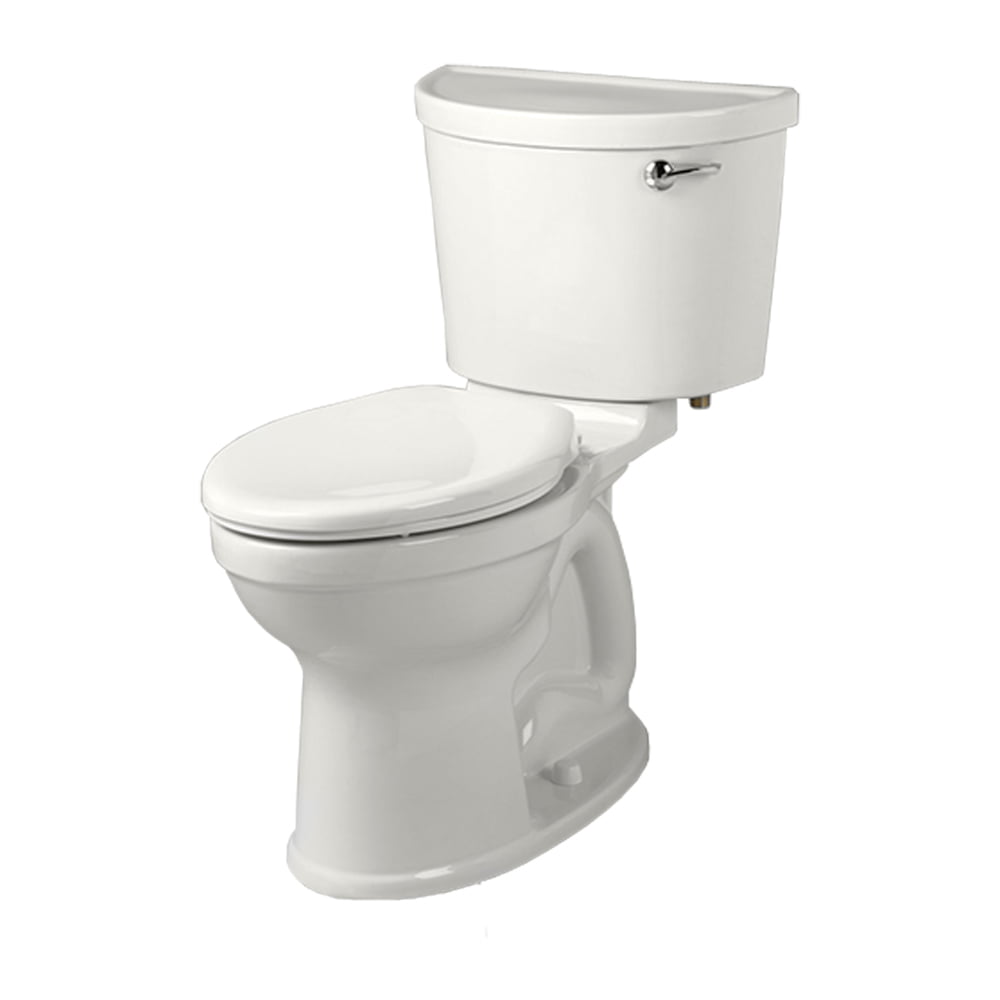 American PRO 2-piece 1.28 Single Flush Elongated Toilet with Right-Hand Trip Lever in White - Walmart.com