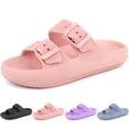 thumbnail image 1 of Sandalias LANIVIC Cloud Slides para niñas y niños, rosas, talla 3, 1 of 8