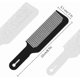 thumbnail image 2 of Hairdressing Comb Set - 2 Pack Flat Top Combs, Heat Resistant Cutting Combs for Styling, Black & White, 2 of 5