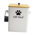 thumbnail image 1 of Recipiente para almacenar comida para gatos, accesorio de regalo, contenedor funcional que ahorra espacio para golosinas de animales pequeños de granj, 1 of 9
