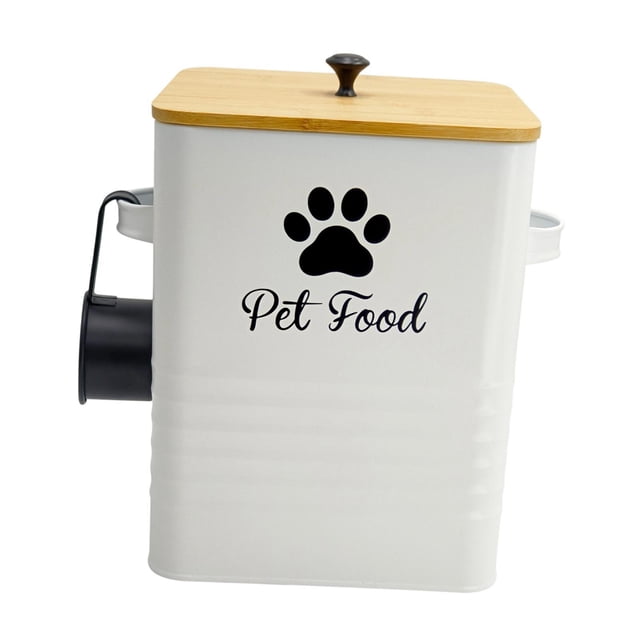 Recipiente para almacenar comida para gatos, accesorio de regalo, contenedor funcional que ahorra espacio para golosinas de animales pequeños de granj